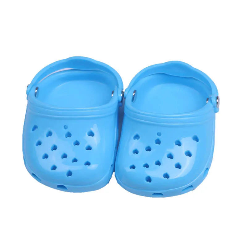 Boston Terrier Crocky Sandals