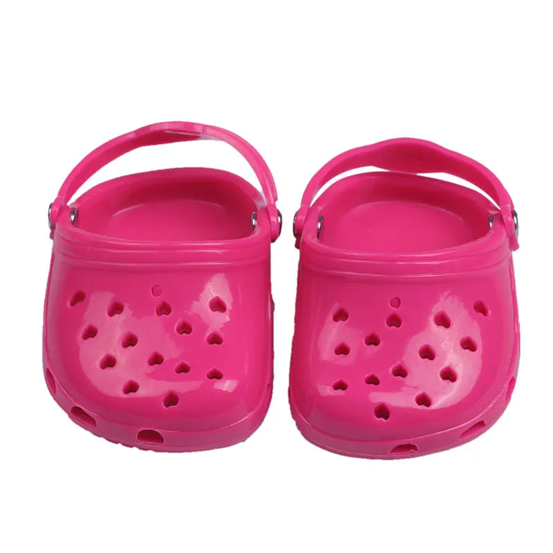 Boston Terrier Crocky Sandals