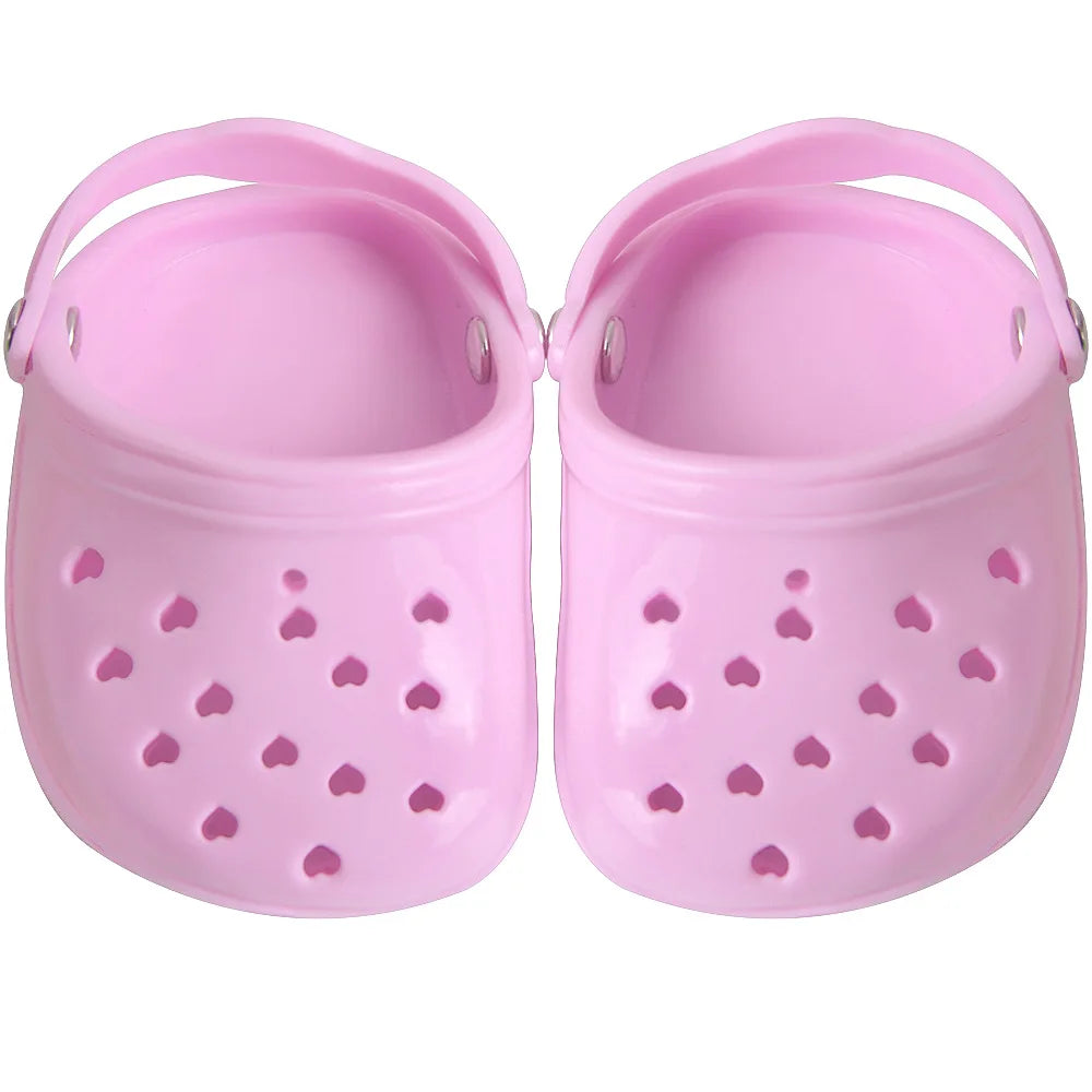 Boston Terrier Crocky Sandals