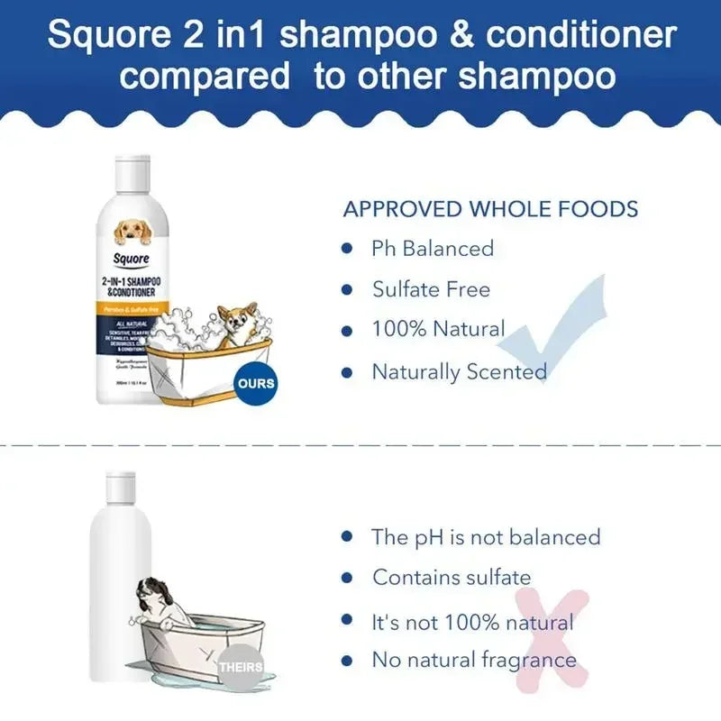 Boston Terrier 2-in-1 Dog Shampoo