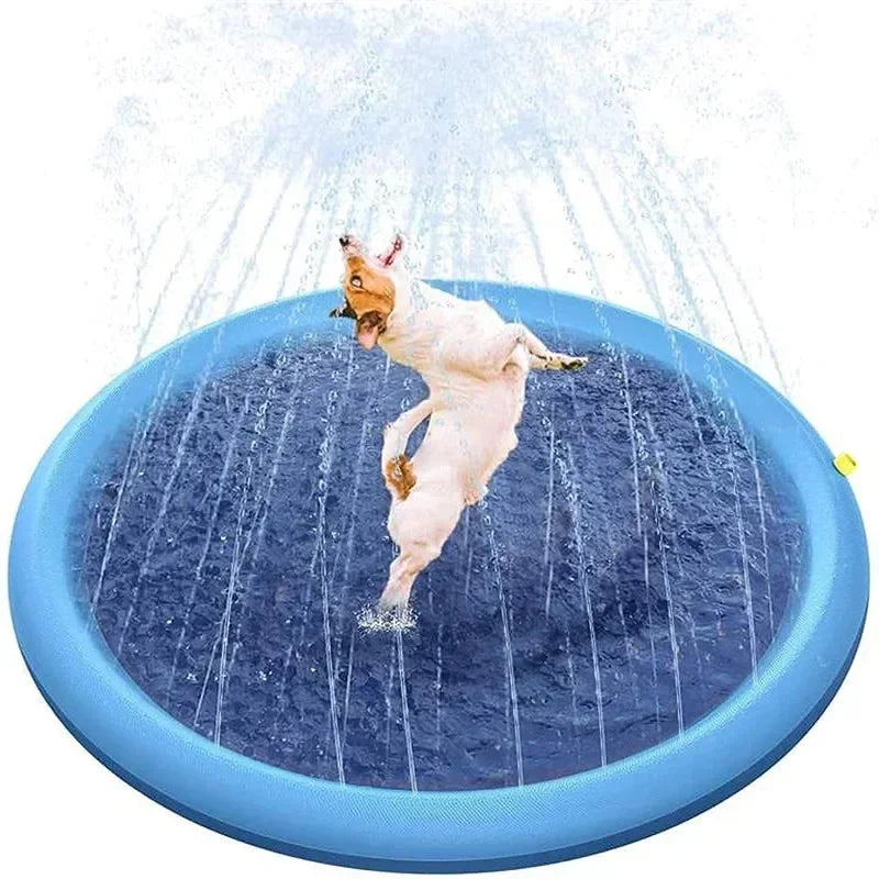 Boston Terrier Summer Splash Sprinkler Pad