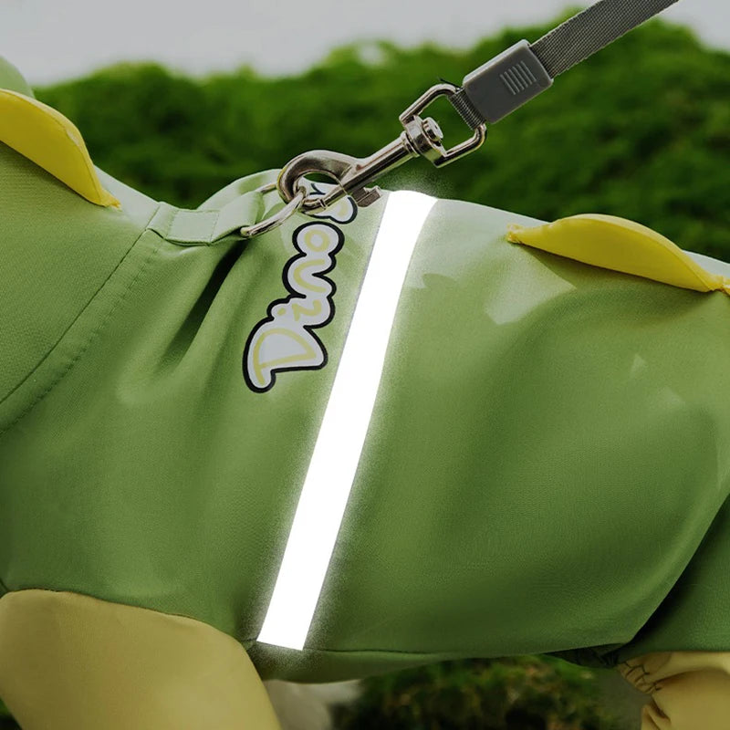 Boston Terrier Dino Raincoat – Waterproof Dog Jacket