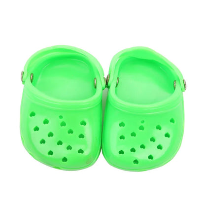 Boston Terrier Crocky Sandals