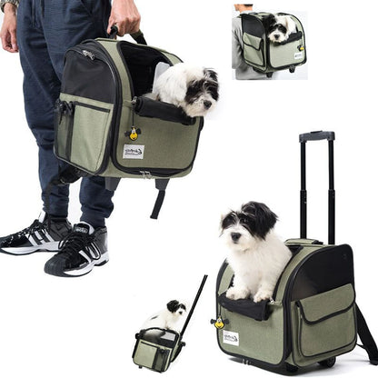 Boston Terrier Premium Travel Carrier 4-in-1