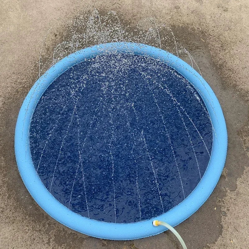 Boston Terrier Summer Splash Sprinkler Pad