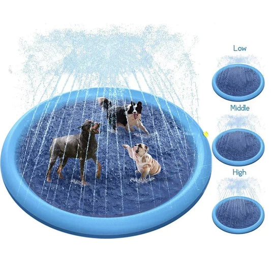 Boston Terrier Summer Splash Sprinkler Pad