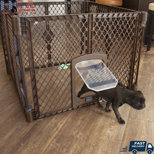 Portable Boston Terrier Playpen