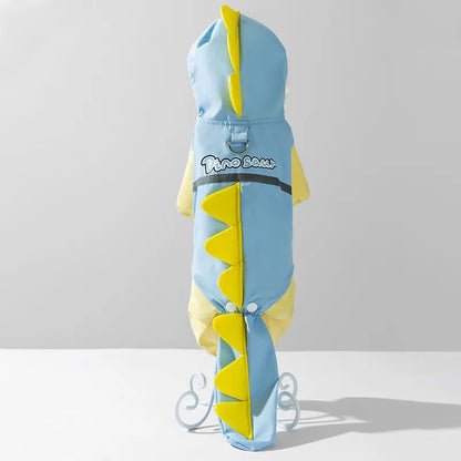 Boston Terrier Dino Raincoat
