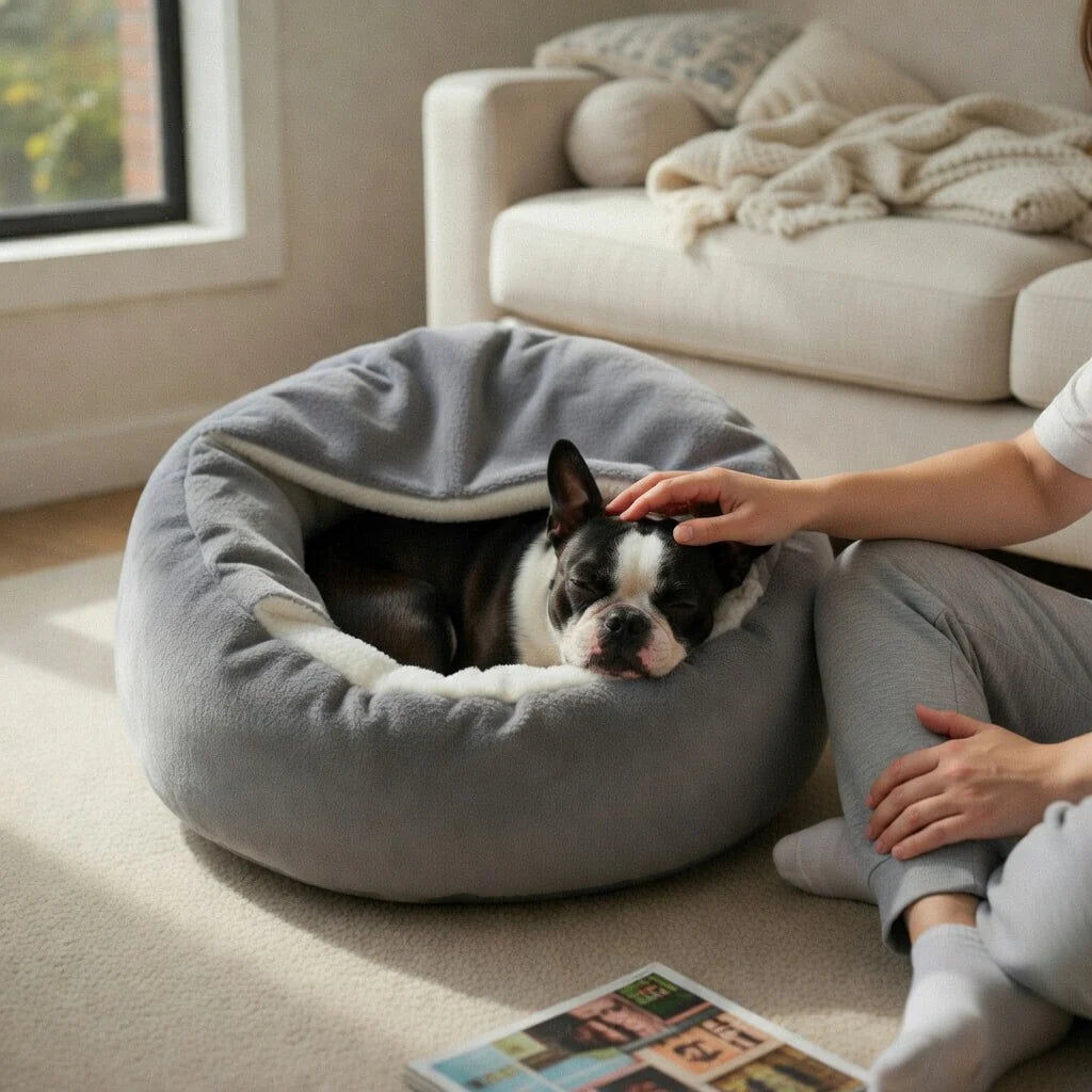 Boston Terrier Nap Haven Bed