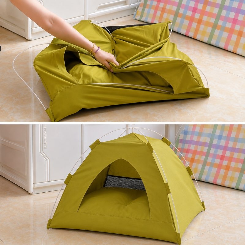 Cozy Boston Terrier Tent House